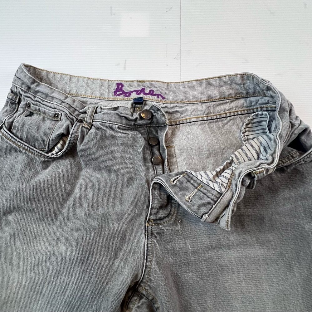 Boden Men’s Vintage Gray Denim Jeans, Size 38 Regular - Picture 8 of 13